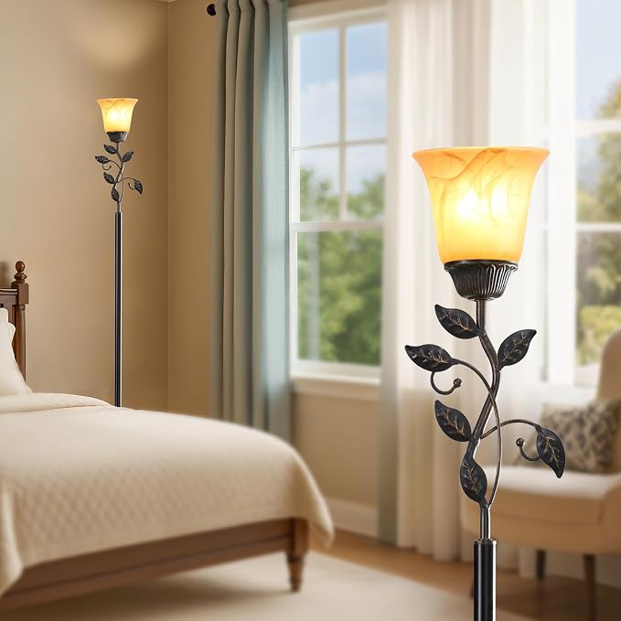 Rustic Haven Farmhouse Standing Floor Lamp