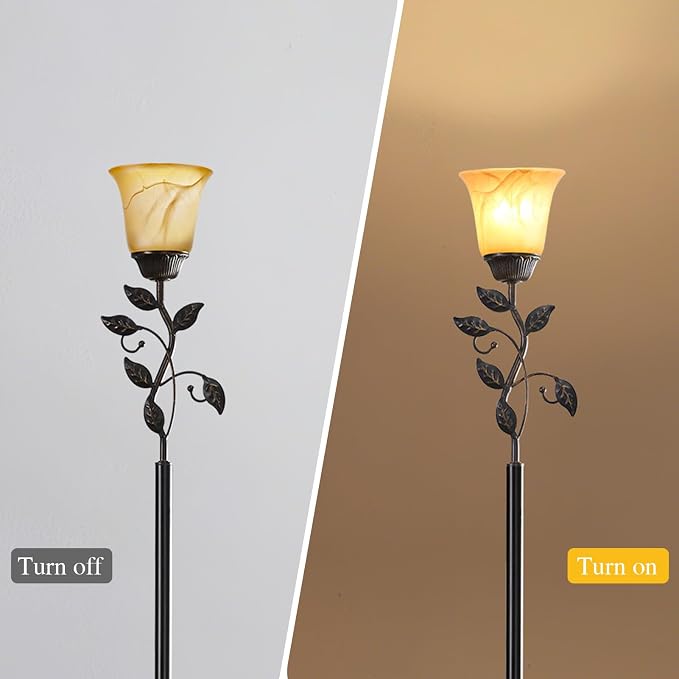 Rustic Haven Farmhouse Standing Floor Lamp