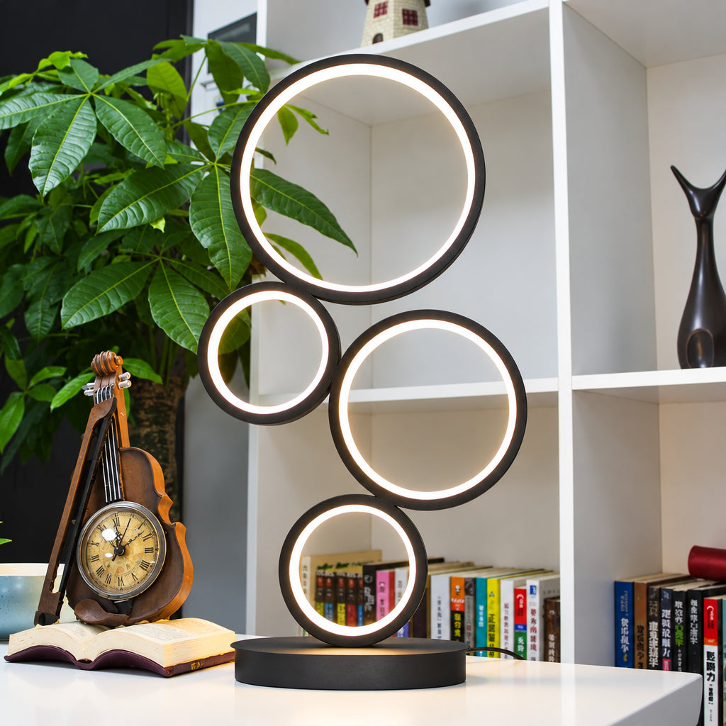 Helix Lumina Modern Spiral Table Lamp