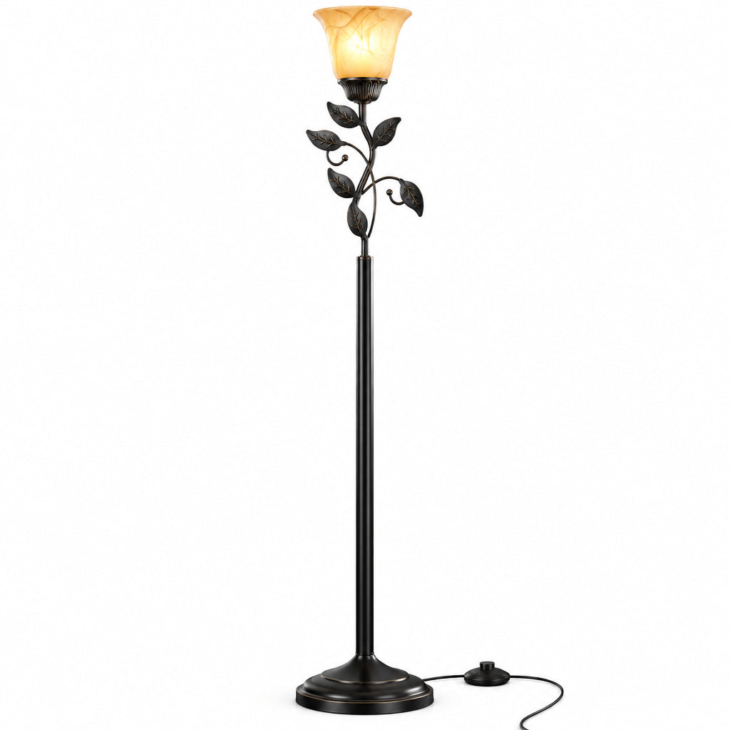 Rustic Haven Farmhouse Standing Floor Lamp